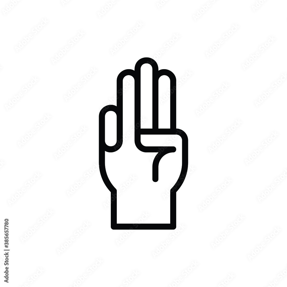 Three Finger, Hand Sign Icon Logo Illustration Vector Isolated. Hand Sign and Gesture Icon-Set. Suitable for Web Design, Logo, App, and UI. Editable Stroke and Pixel Perfect. EPS 10. Three Finger, Hand Sign Icon Logo Illustration Vector Isolated. Hand Sign and Gesture Icon-Set. Suitable for Web Design, Logo, App, and UI. Editable Stroke and Pixel Perfect. EPS 10.
