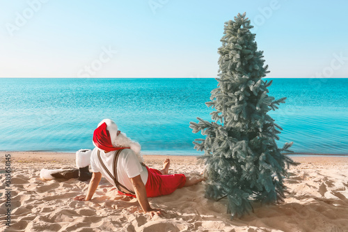 Santa Claus with Christmas ...