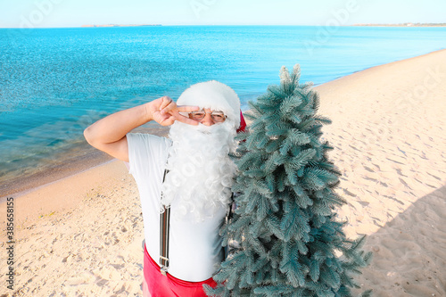Santa Claus with Christmas ...