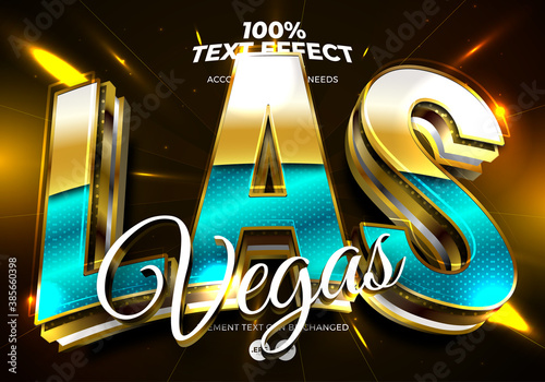 Edibtale Text Effect Las Vegas