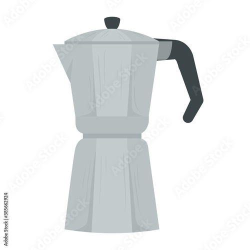coffee pot design of drink caffeine breakfast and beverage theme Vector illustration