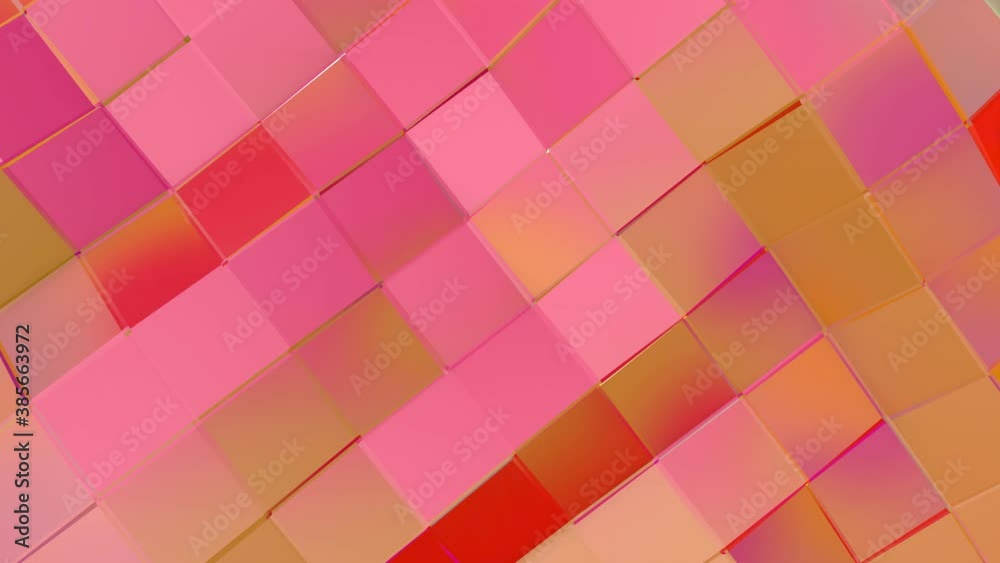 pink low poly surface is deformed. abstract animated background. 3d render pink low poly surface is deformed. abstract animated background. 3d render