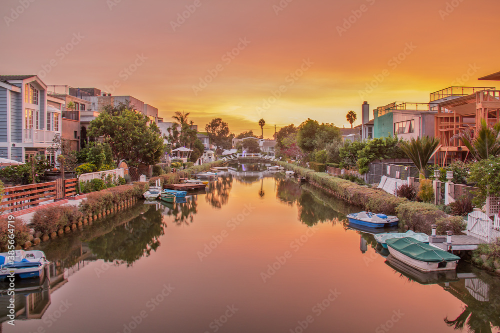 Venice Canals in the Evening