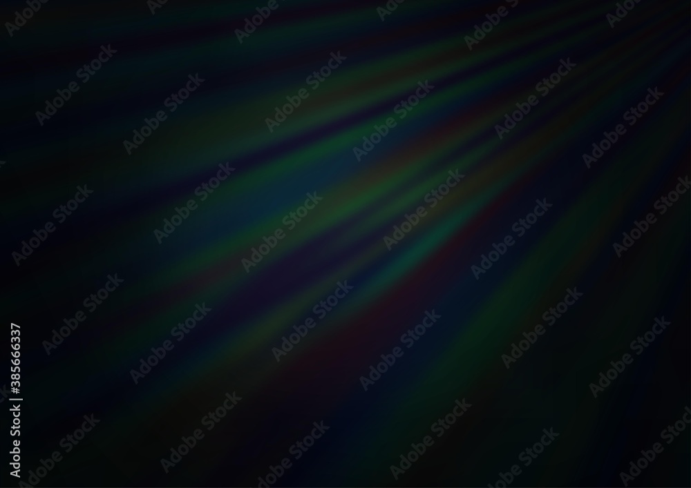 Dark BLUE vector backdrop with long lines. Dark BLUE vector backdrop with long lines.