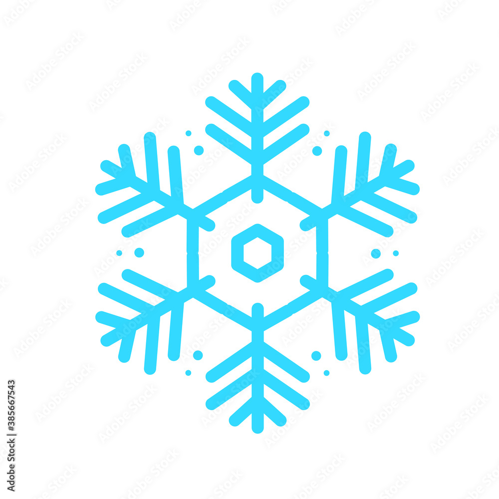 Vector beautiful snowflake design For the winter season that comes with Christmas in the New Year. Vector beautiful snowflake design For the winter season that comes with Christmas in the New Year.
