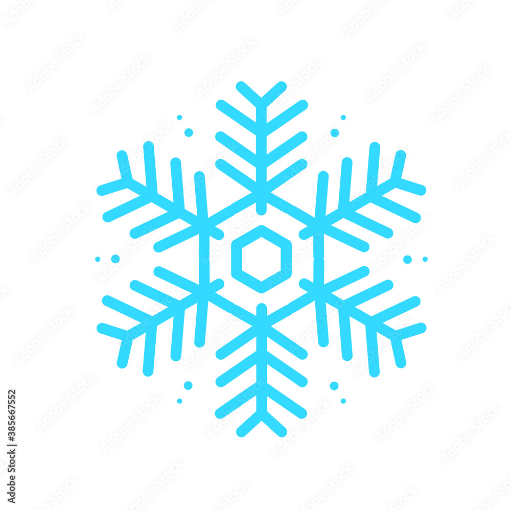 Vector beautiful snowflake design For the winter season that comes with Christmas in the New Year. Vector beautiful snowflake design For the winter season that comes with Christmas in the New Year.