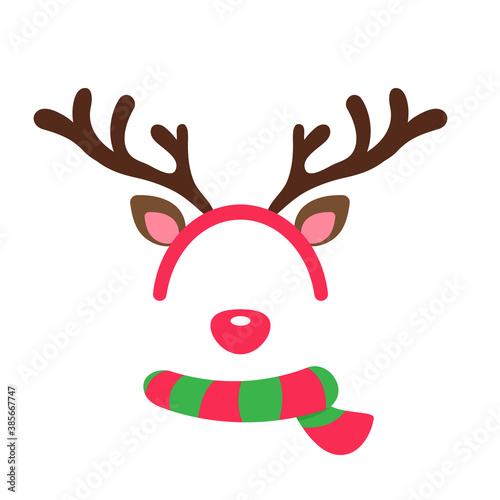 Reindeer Costume with Merry Christmas Message.
