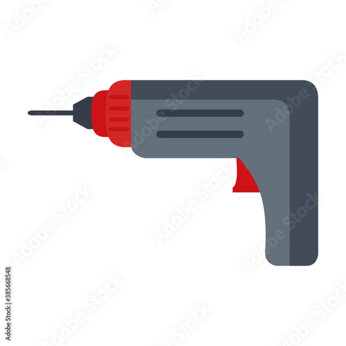 construction drill design of remodeling working and repairing theme Vector illustration