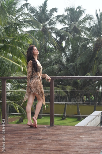 woman in the park