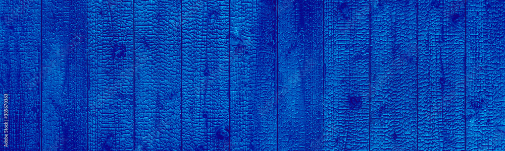Old blue wood texture background for pattern design. - obrazy, fototapety, plakaty 