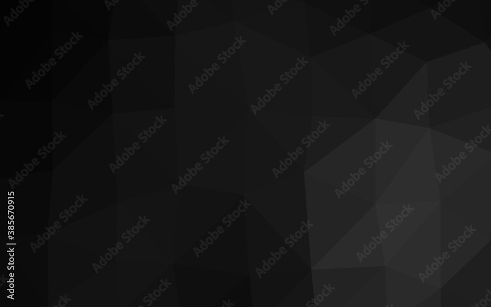Dark Silver, Gray vector low poly cover. Dark Silver, Gray vector low poly cover.