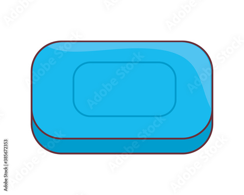 soap bar design, Disinfects clean antibacterial and hygiene theme Vector illustration