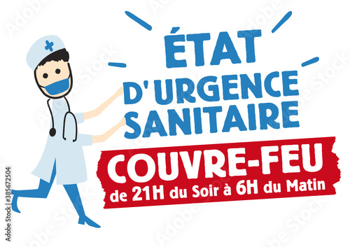 État d'urgence sanitaire, couvre feu, coronavirus
