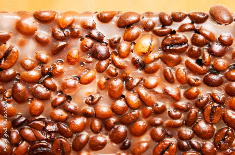 Obraz premium Coffee candle