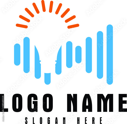 Light Sound Logo Design 