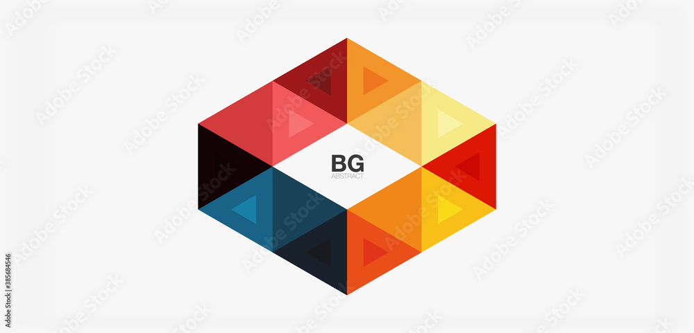 Mosaic triangle pattern abstract background for cover, banner, flyer and poster and other template Mosaic triangle pattern abstract background for cover, banner, flyer and poster and other template