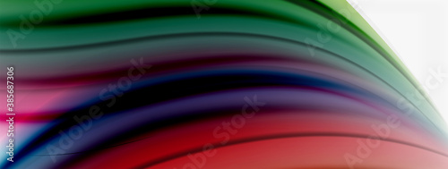 Abstract Background. Smooth flowing lines  blurred waves  rainbow color style stripes. Vector illustrations for covers  banners  flyers and posters and other