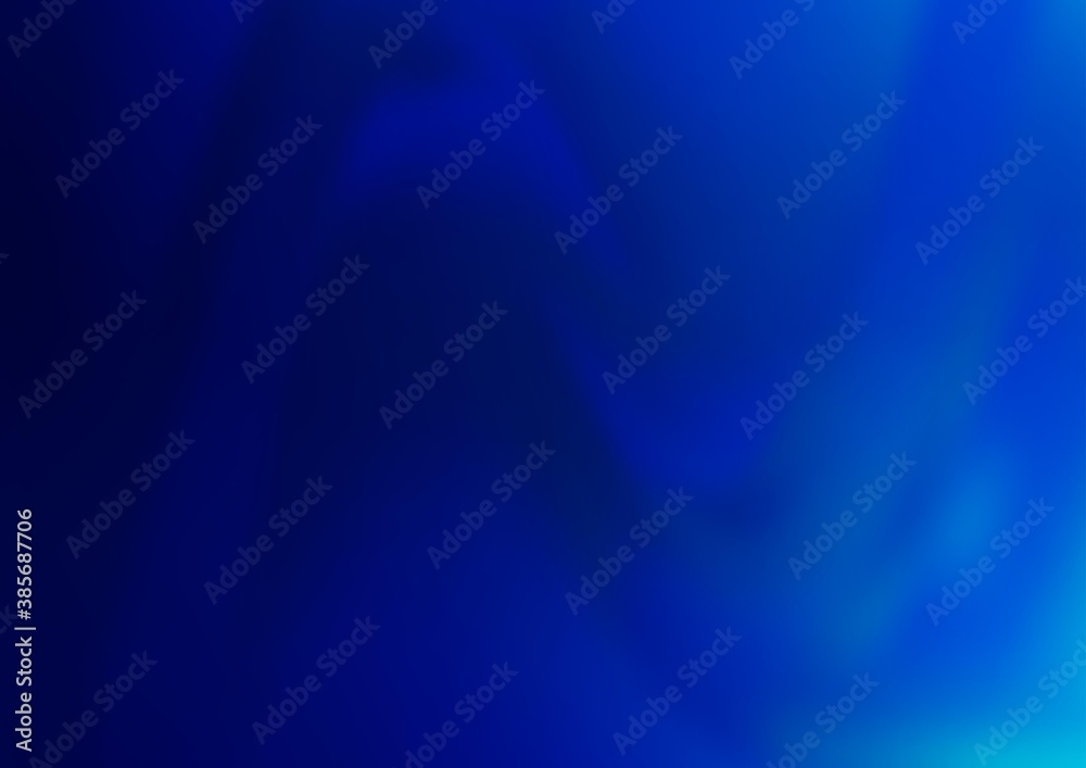 Dark BLUE vector abstract bokeh pattern.