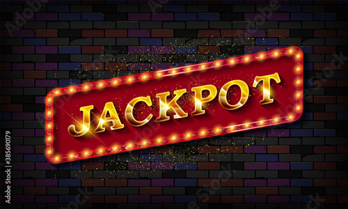 Jackpot. Illustration vector