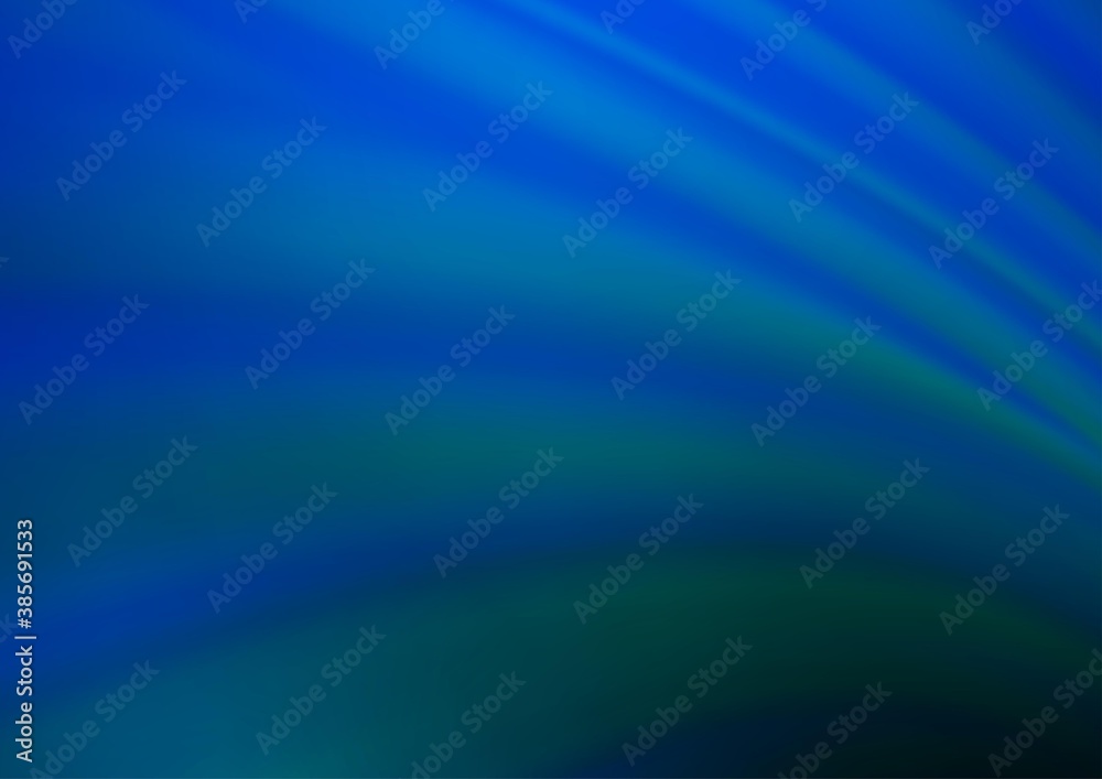Fototapeta premium Light BLUE vector abstract blurred background.