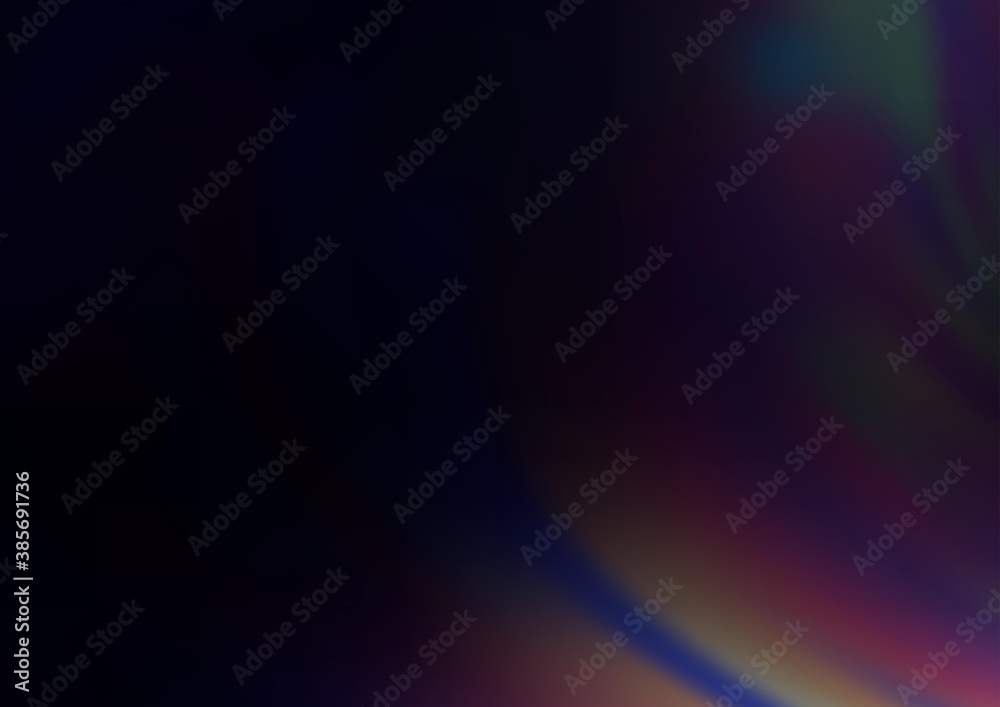 Obraz premium Dark BLUE vector glossy abstract template.