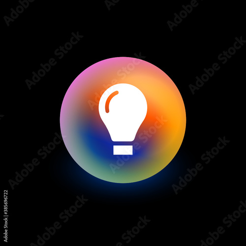Lightbulb - App Button