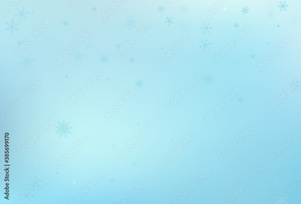 Winter snow background. Falling snowflake.