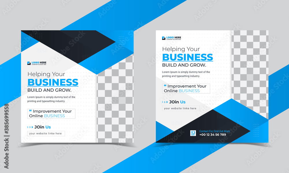social media and web banner design. Corporate square social media business Editable and web banner post promotions & Layout design for marketing shape vector template design set social media and web banner design. Corporate square social media business Editable and web banner post promotions & Layout design for marketing shape vector template design set