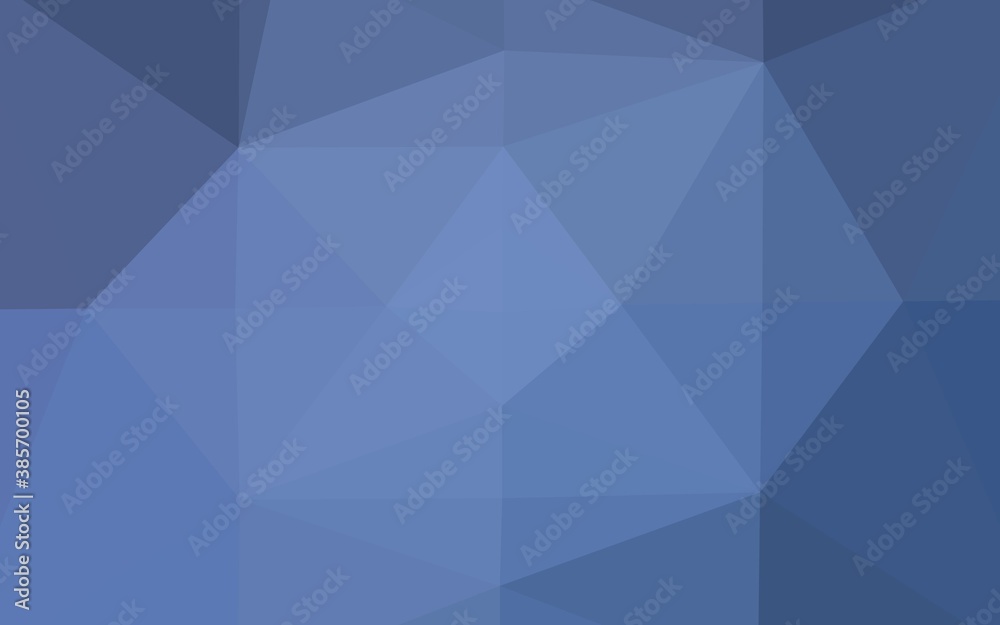 Fototapeta premium Light BLUE vector low poly layout.