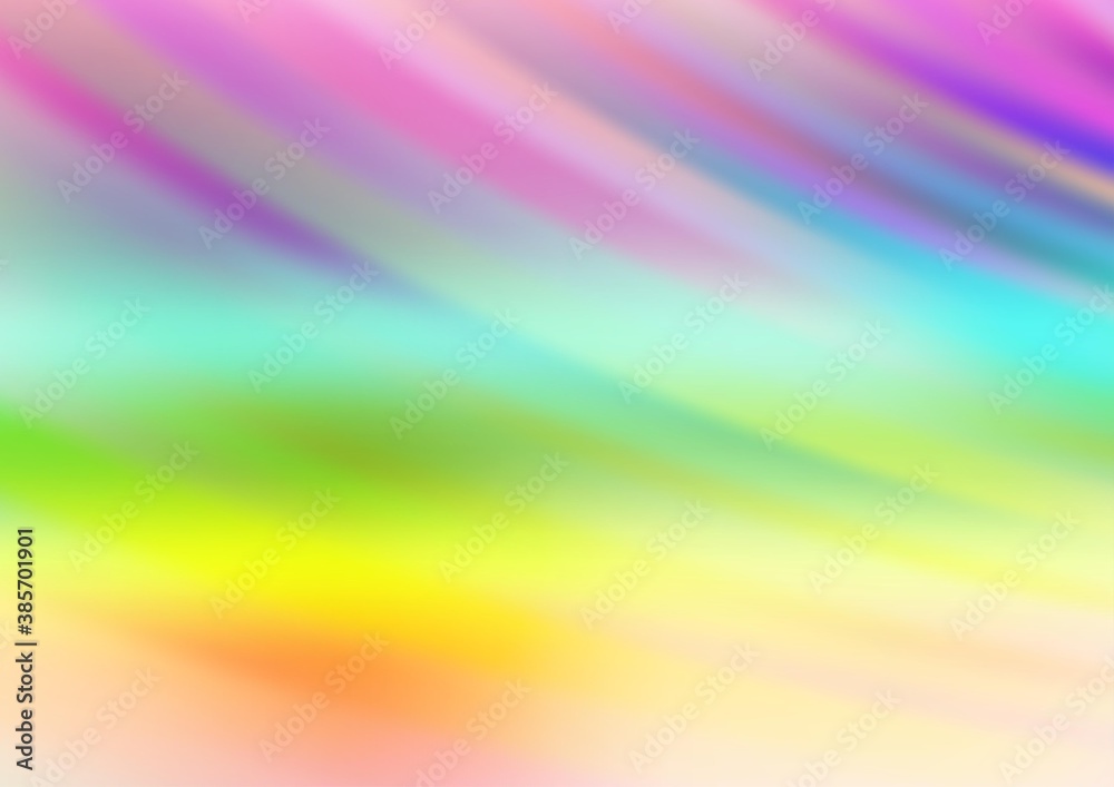 Light Multicolor, Rainbow vector layout with flat lines.