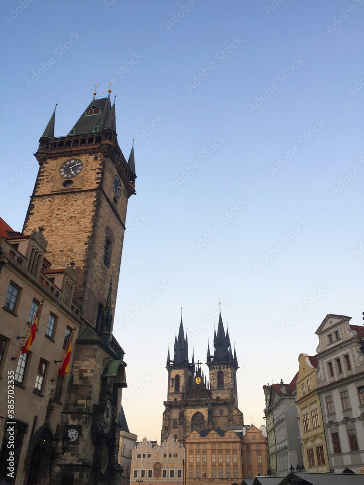 Astronomical Clock in Prague Old Town Square, Czech Republic