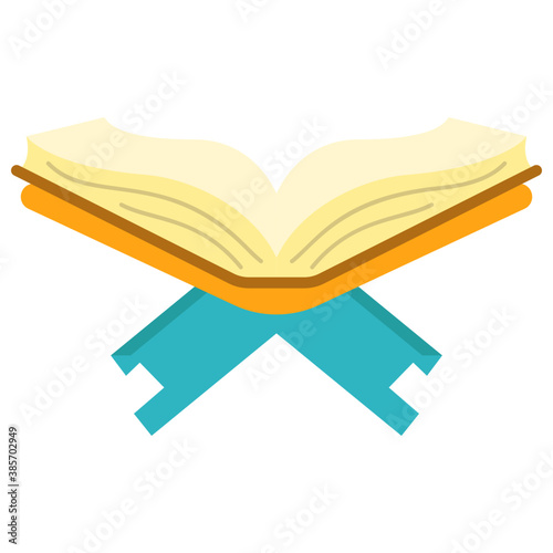 
A muslim holy book, Quran 
