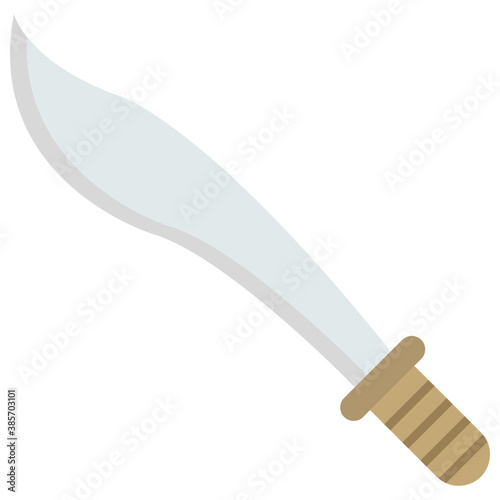 
An arabic knife called jambiya 

