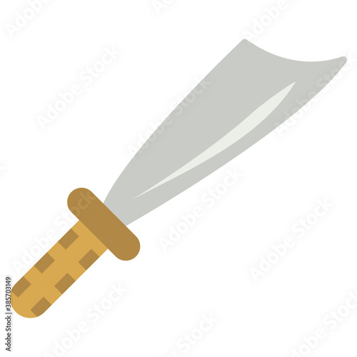 
An arabic knife called jambiya 
