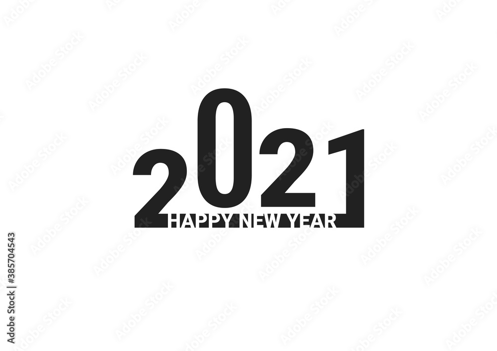 Happy new year 2021. Year of the Ox. Merry Christmas - Vector Happy new year 2021. Year of the Ox. Merry Christmas - Vector