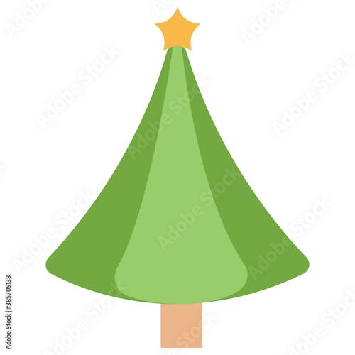 
spruce tree, christmas tree with lights and star
