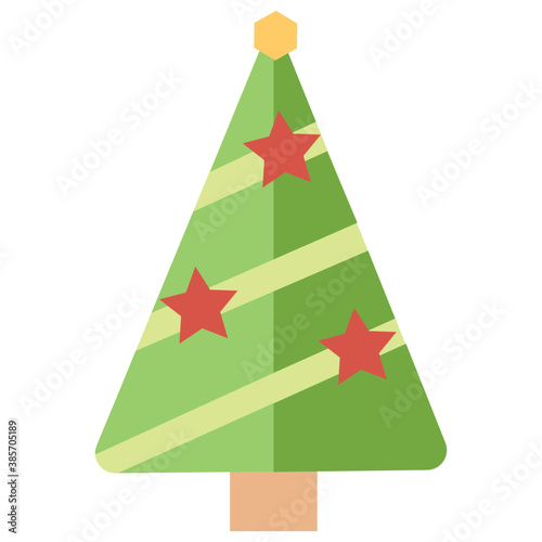 
spruce tree, christmas tree with lights and star
