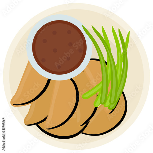 
Baked potato wedges with green veggies making single person dinner serving 
