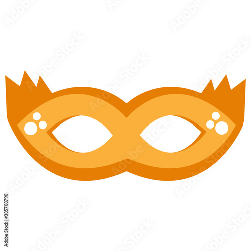 
Feather decorated eye mask 
