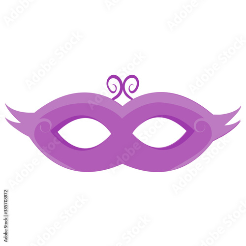
Feather decorated eye mask 
