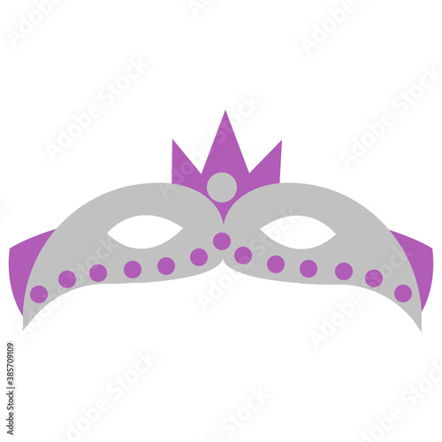 
Feather decorated eye mask 
