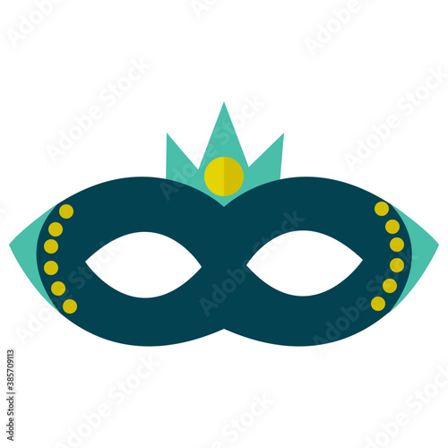 
Feather decorated eye mask 
