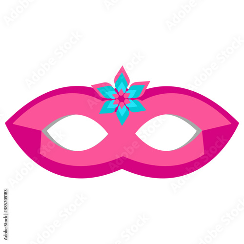 
Feather decorated eye mask 
