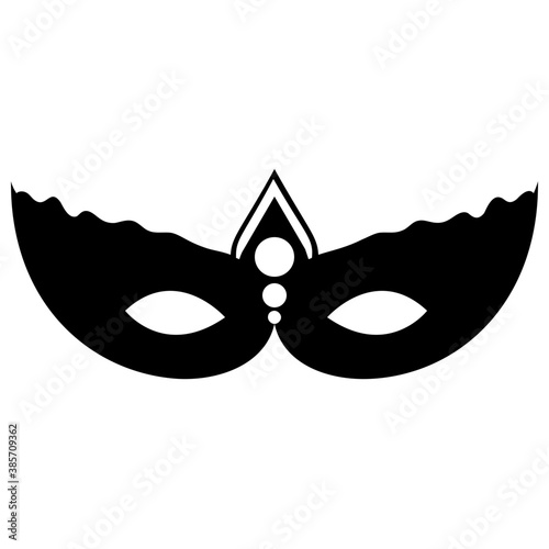 
Feather decorated eye mask 
