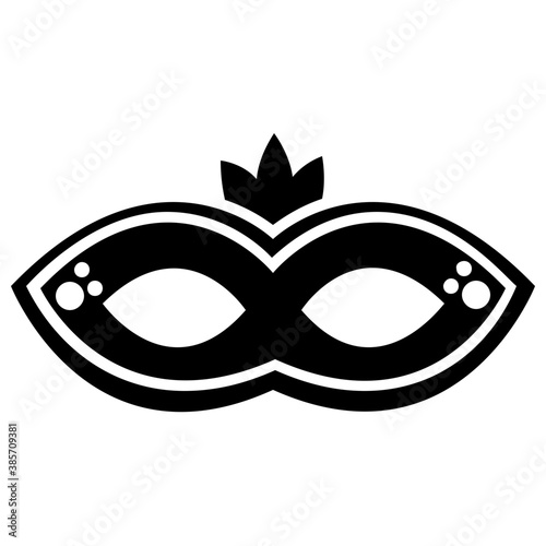 
Feather decorated eye mask 
