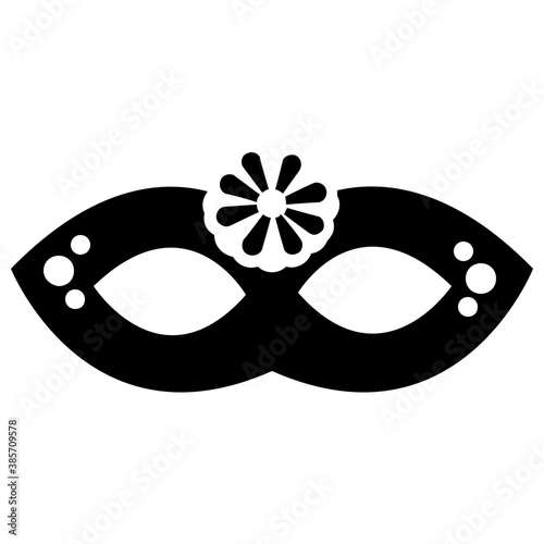 
Feather decorated eye mask 
