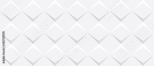 Modern light gray rhombus  diamond  tilted square  shape seamless pattern. Abstract geometric background.