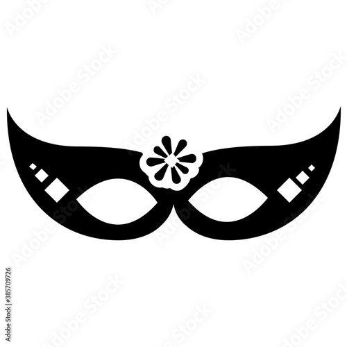 
Feather decorated eye mask 
