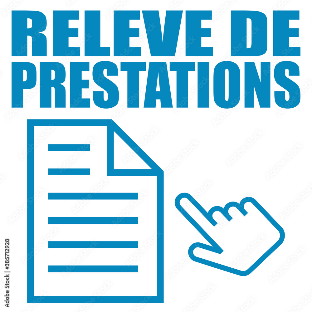 Logo relevé de prestations.