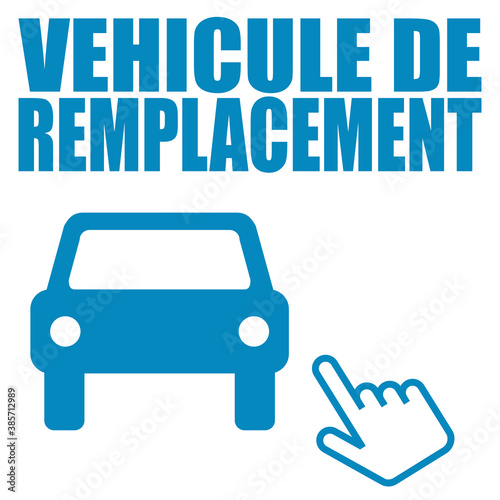 Logo véhicule de remplacement.